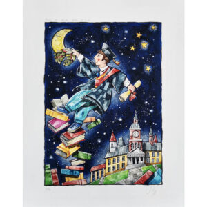 Stefano Poggi Tocco e alloro verso la luna (uomo)