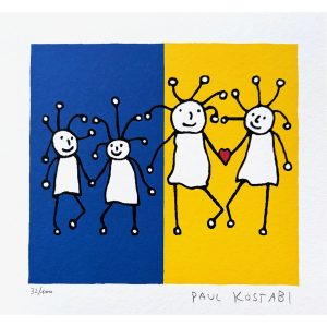 Paul Kostabi Sprkl family