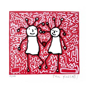 Paul Kostabi Sprkl love