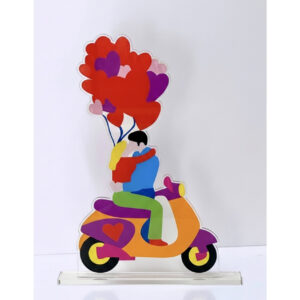 Marco Lodola Kiss in motion