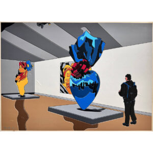 Ugo Nespolo Sacred heart