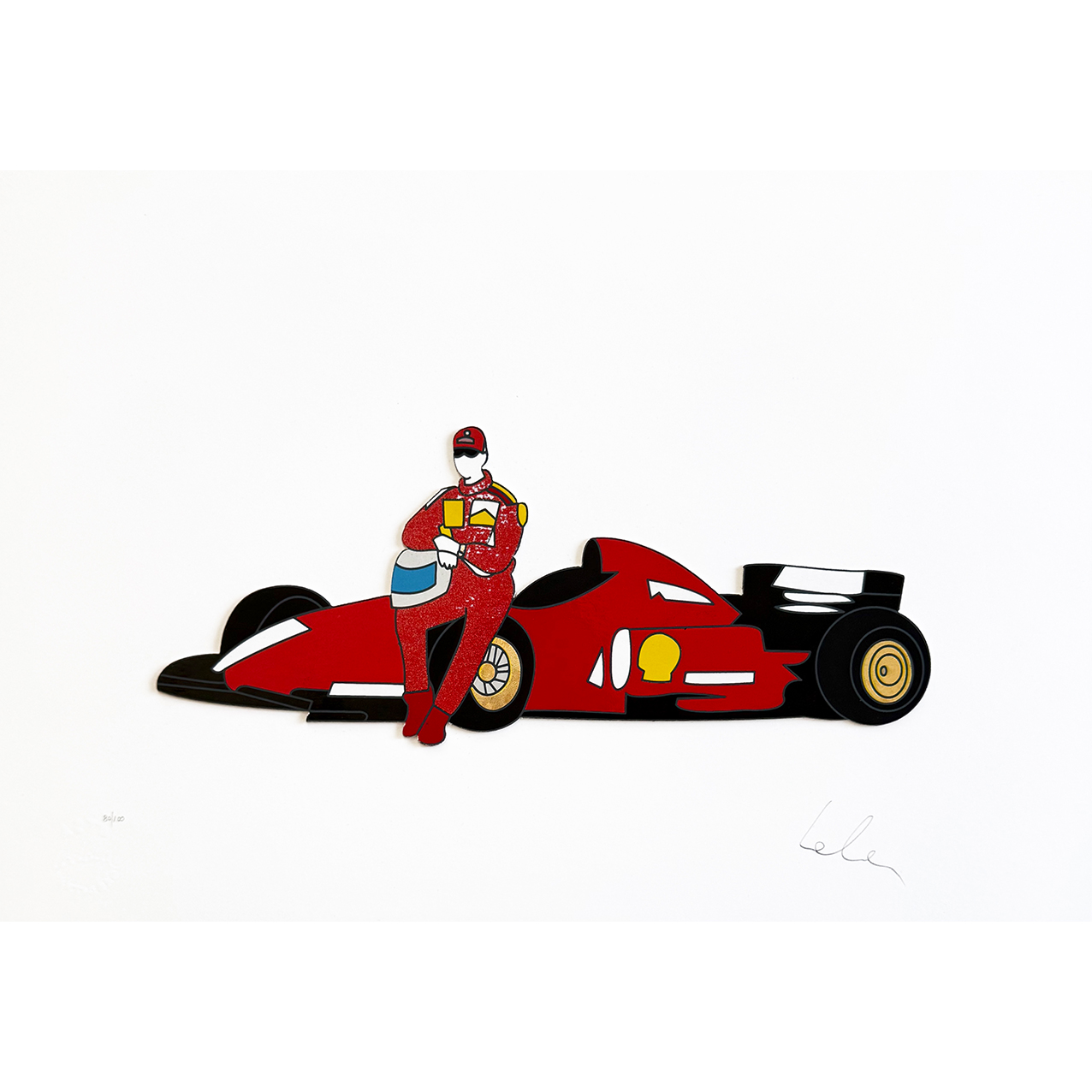 Marco Lodola The red of a legend