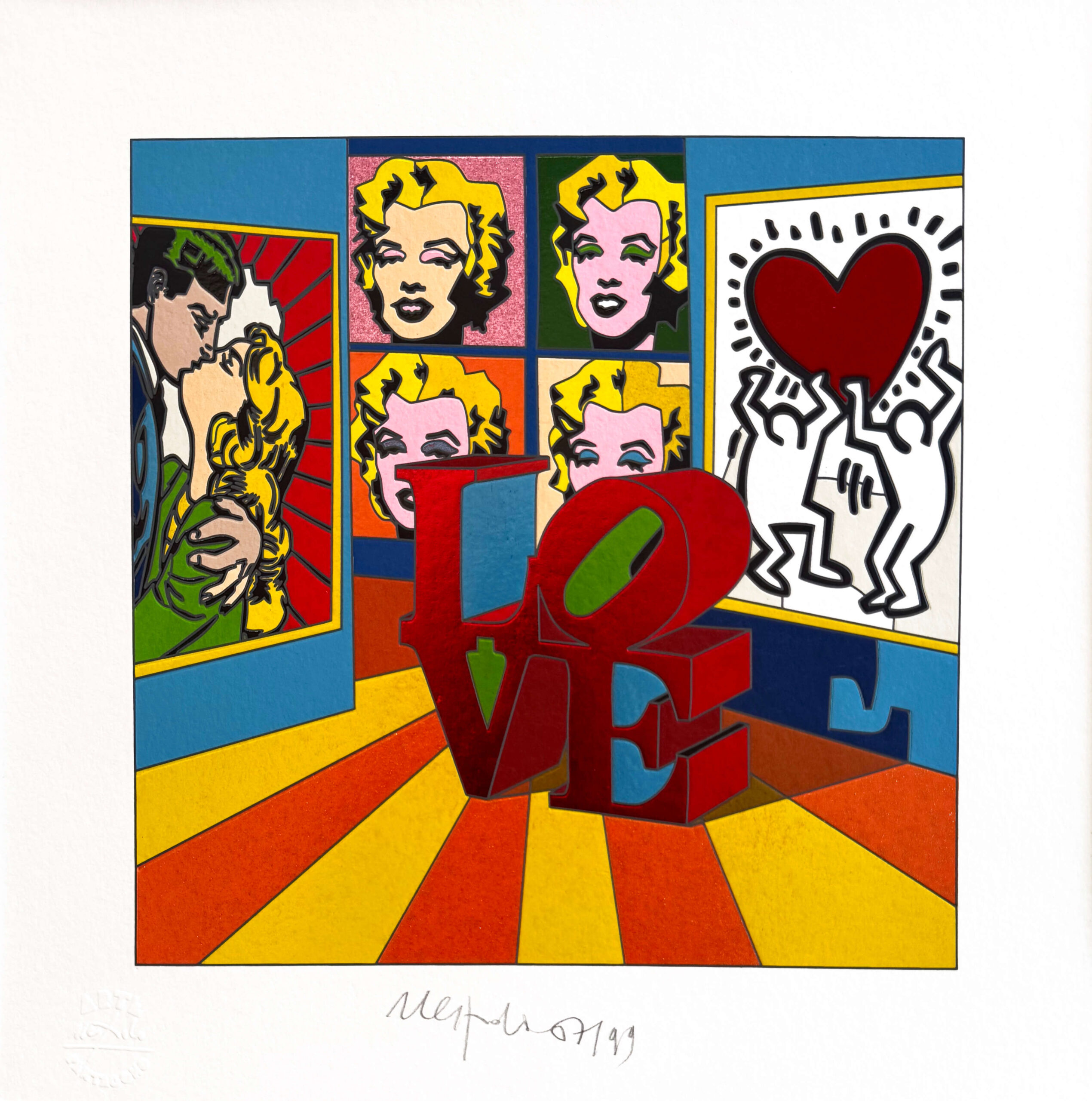 Ugo Nespolo Love overload