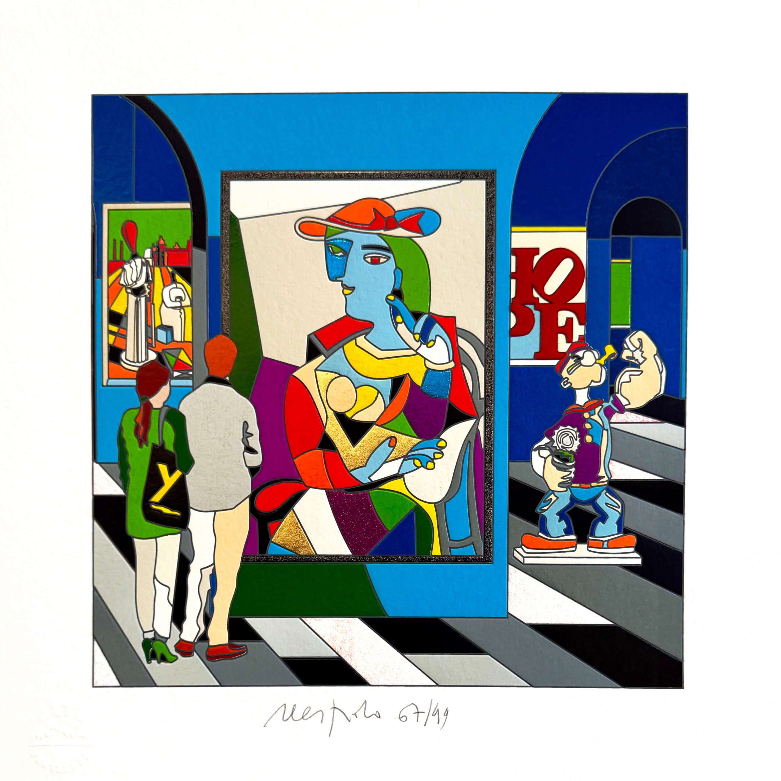 Ugo Nespolo The viewer becomes the view